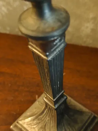 Candeliere in metallo per 1 candela