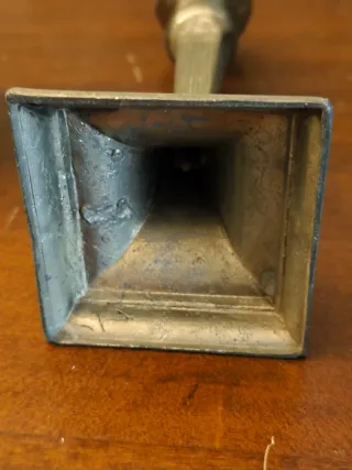 Candeliere in metallo per 1 candela