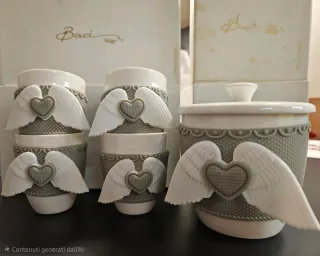 Set  Tazzine e Zuccheriera Porcellana