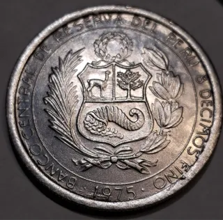 Moneda 200 soles de oro 1975 Plata