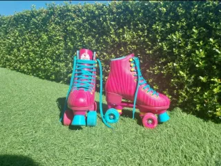 Patins Love Stakes Rosa e Azul