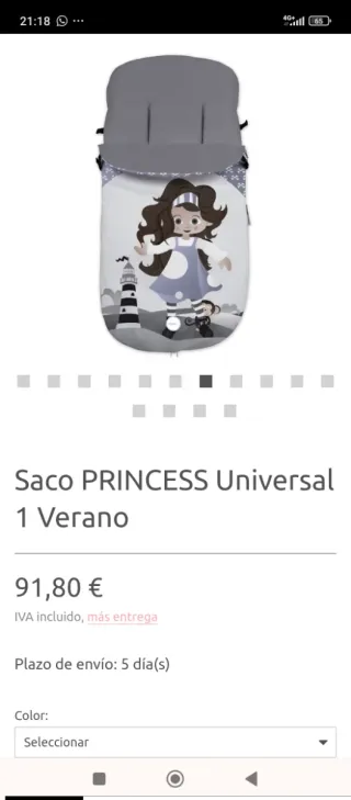 Saco Primavera Fuli & C Niña y Mono