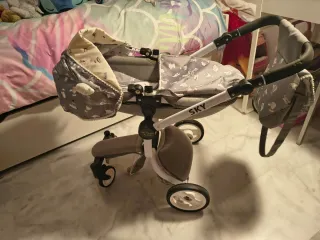 Carro capota para muñeca