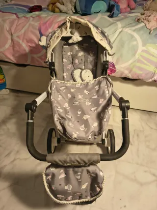 Carro capota para muñeca