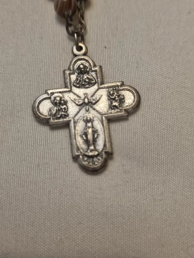 Lote 2 rosarios de bolsillo años 50