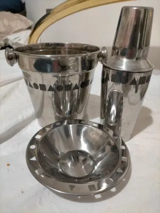Set cocktail shaker e secchiello ghiaccio