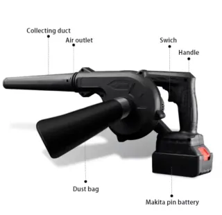 Soffiatore a batteria Aspirafoglie a batteria 48 v