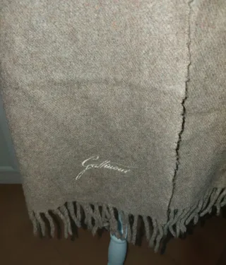 Sciarpa Gattinoni vintage beige scuro