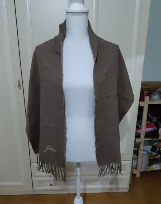 Sciarpa Gattinoni vintage beige scuro