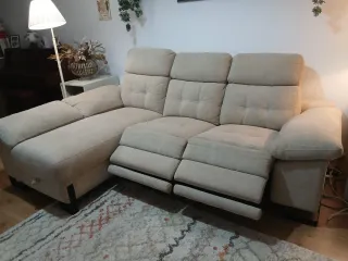 Chaise Longue lujo Torresol Beige Tela