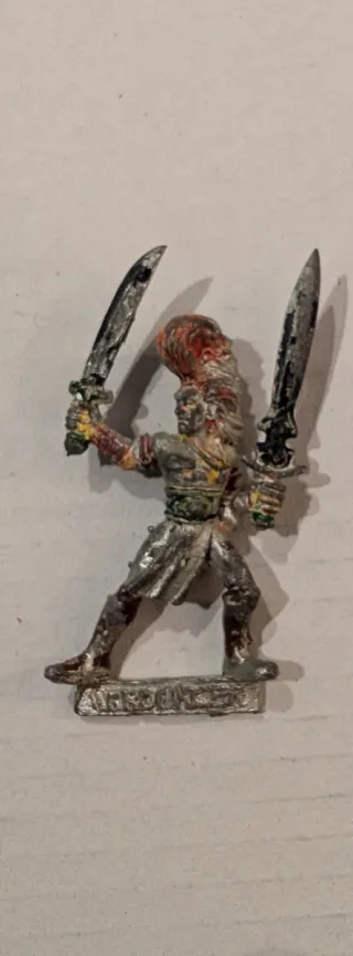 Wardancer Elfos Bosque Warhammer 1995 Plomo