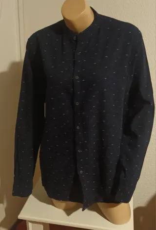 Camisa de vestir hombre azul