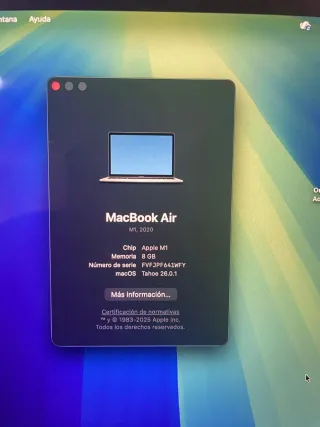 MacBook Air M1 Plata