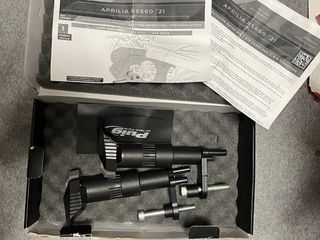 Topes anticaída Puig R19 Negro para aprilia RS