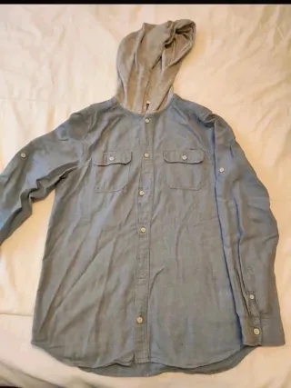 Camisa Vaquera Capucha T. S / 170cm (Niño/Hombre)