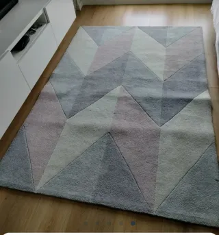 Alfombra estilo nórdica tonos nudes