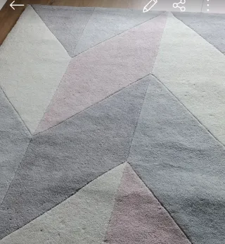 Alfombra estilo nórdica tonos nudes