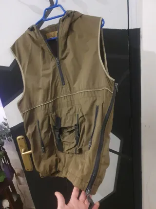 Giubbotto da pesca verde oliva