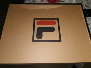 Zapatillas Fila Blancas y Plateadas Talla 41