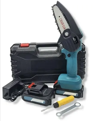 Mini Motosega a 2 Batteria + valigia elettrosega