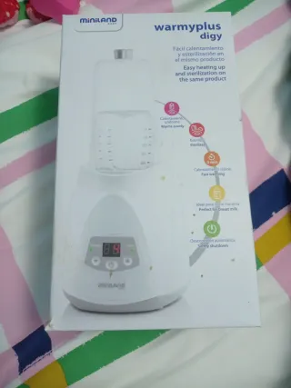 Calienta biberones Miniland warmyplus digy