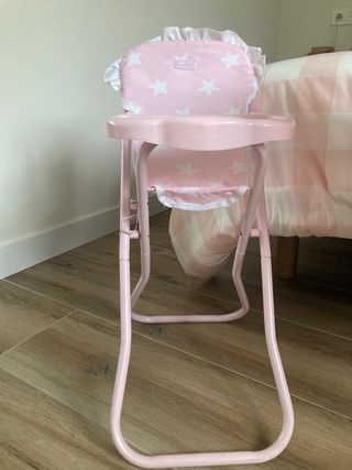 Trona de juguete La Nina rosa estrellas