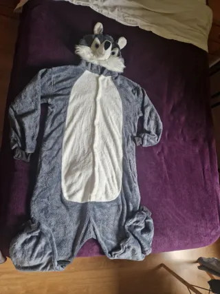 Pijama Lobo Adulto Niño Talla M