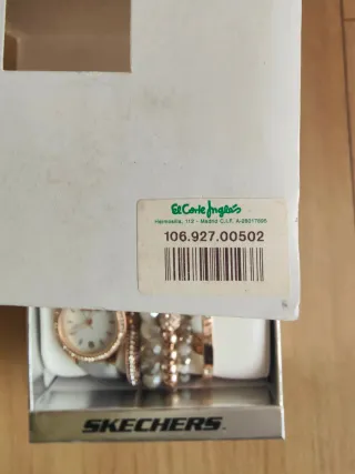 Conjunto Skechers Reloj y Pulseras Oro/Gris