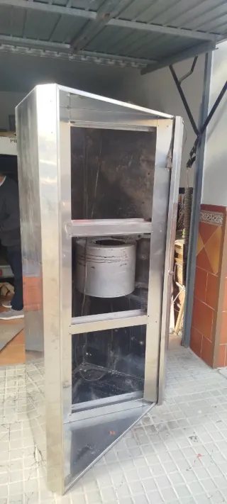 Campana extractora industrial acero inoxidable