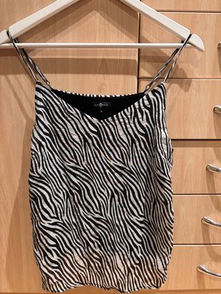 Top Tirantes Cebra SUZANNA Talla M