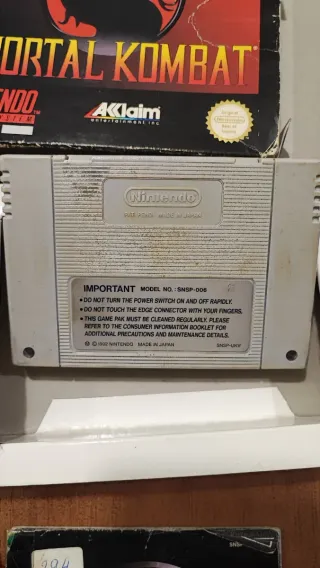 Mortal Kombat SNES PAL Version