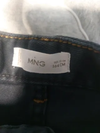 Pantalón vaquero azul marino chico