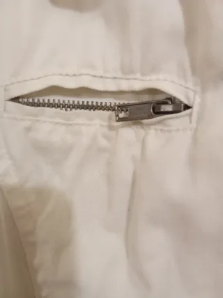 Chaqueta Blanca Algodón Never Mind Talla XL