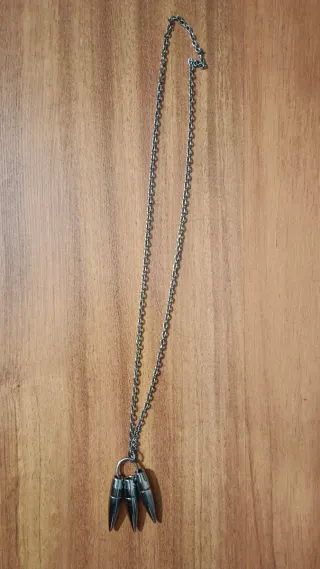 Pulsera elástica gris perla + collar