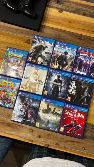 PS4 Slim 1TB + 2 Mandos + 11 Juegos