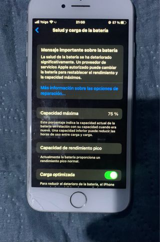 iPhone 8 blanco precio negociable