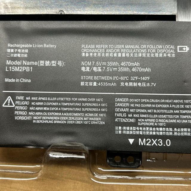 Batería L15M2PB1 L15L2PB1 L15C2PB1 Lenovo Flex 5