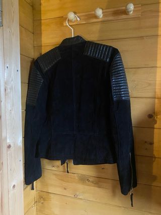 Chaqueta Biker Mango Negra Talla M