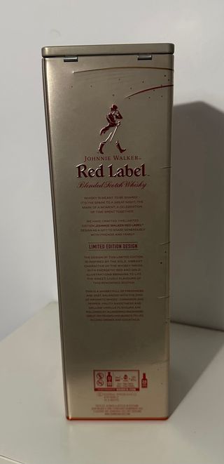 6 Cajas Johnnie Walker Red Label Aluminio