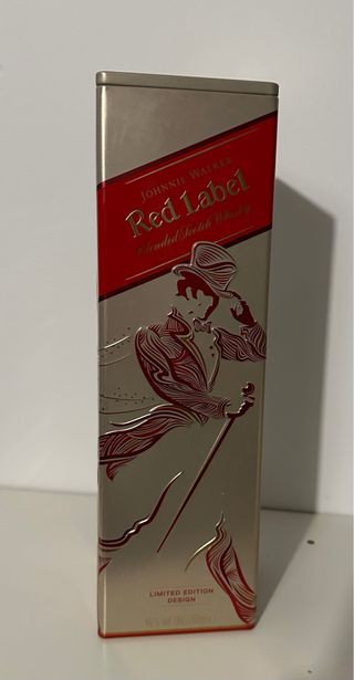 6 Cajas Johnnie Walker Red Label Aluminio