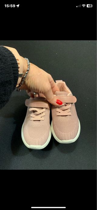 Scarpe sportive bimba rosa n. 25