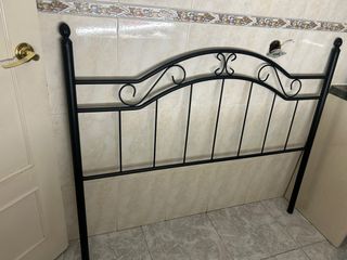 Cabecero Forja 135cm Negro