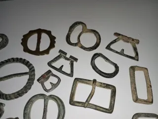 Lote de hebillas antiguas