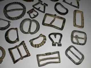 Lote de hebillas antiguas