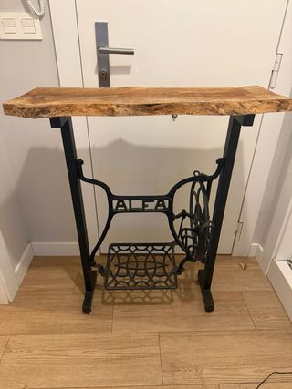 Mesa Recibidor, base maquina coser Alfa