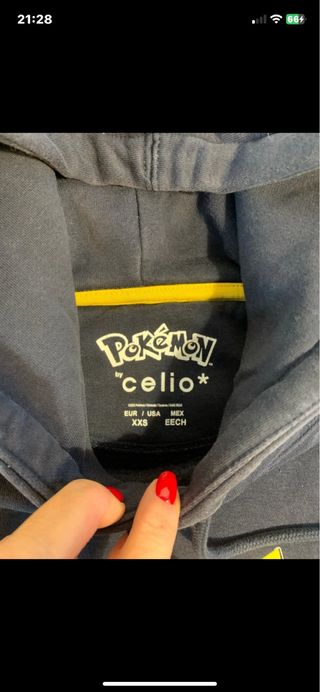 Felpa Pokemon XXS 13/14 anni
