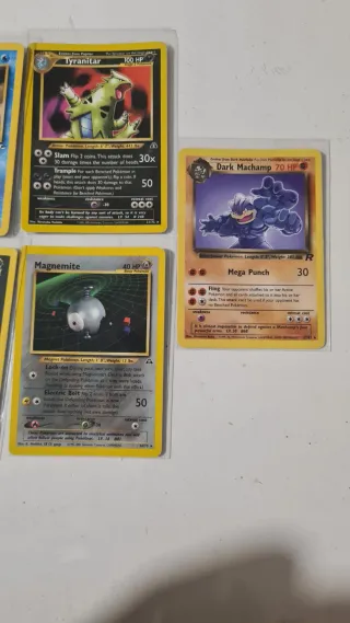 Cartas Pokémon Antiguas Varias