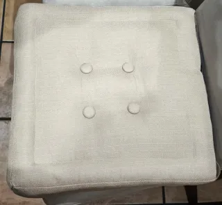 4 Cojines de silla beige precio por unidad