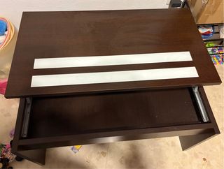 Mesa de centro de madera marrón