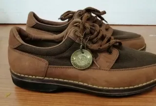 Scarpe da golf vintage Fortyniner pelle camoscio